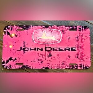 New license plate John Deere